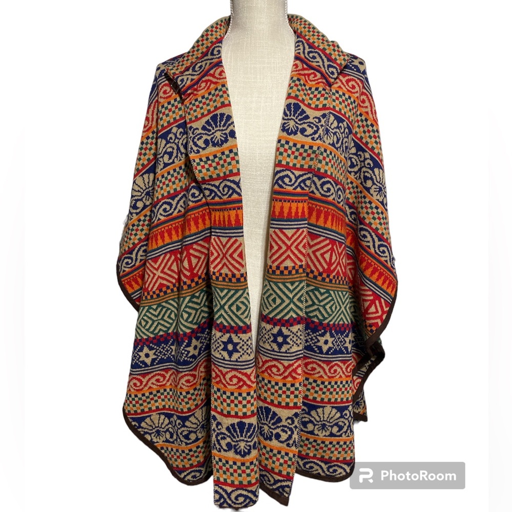 Punt Roma Multi Colored Geometric Knit Pincho